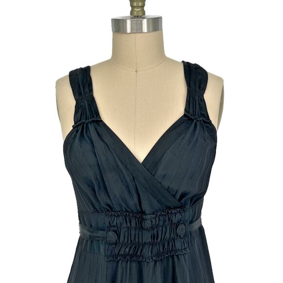 Vintage Marc Jacobs Silk Pin-Striped Belted Dress Womens size 8 FW 2005 - Picture 5 of 11